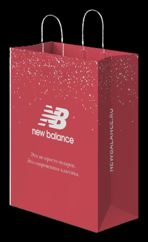 Пакет для «New Balance» — полноцвет · кручёные ручки