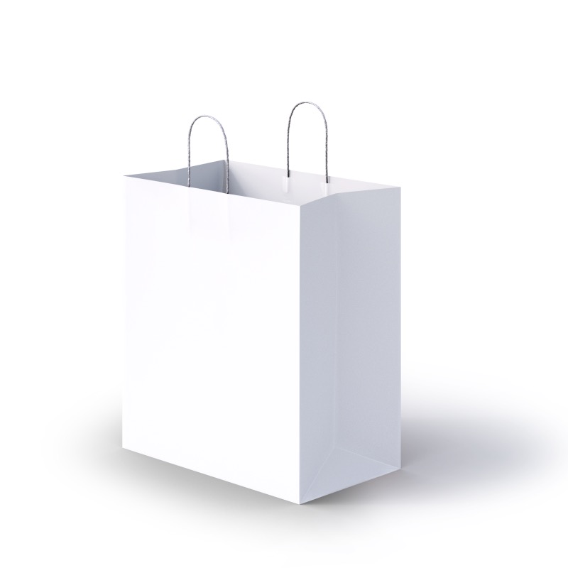 Kraft bag white