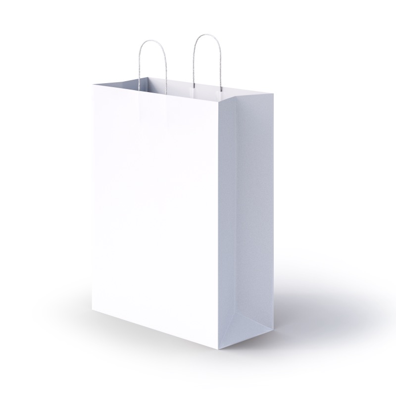 Kraft white bag